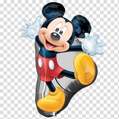 Mickey Mouse Minnie Mouse Mylar balloon BoPET, disney balloon transparent background PNG clipart