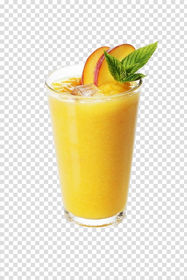 fruit juice, Smoothie Juice Breakfast Health shake Peach, Juicy peach juice transparent background PNG clipart