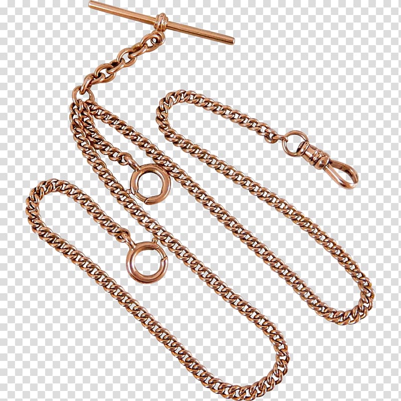Chain Jewellery Necklace Gold Pocket watch, chain transparent background PNG clipart