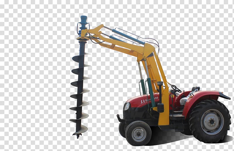 Agricultural machinery Utility pole Excavator Tractor, excavator transparent background PNG clipart
