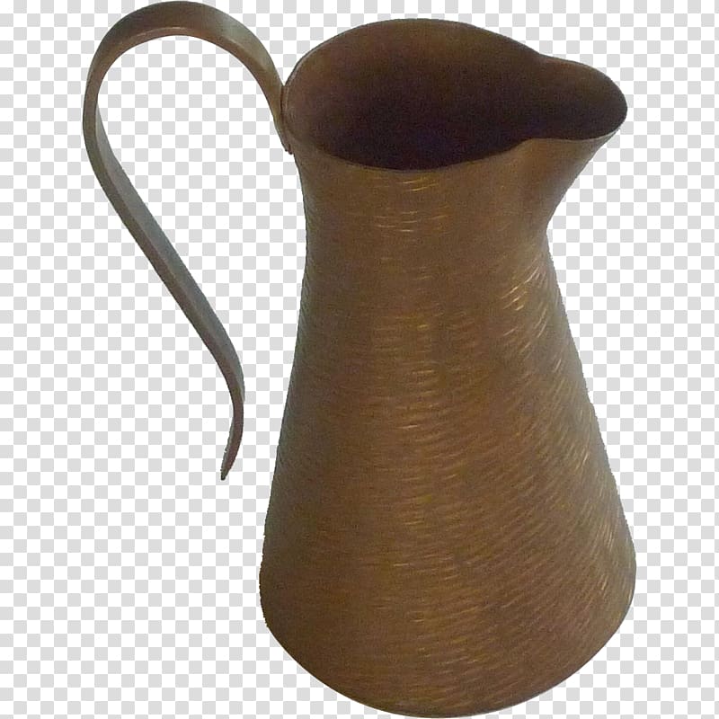 Copperton Pitcher Jug Pot metal, vase transparent background PNG clipart