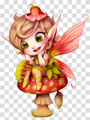 Fairy Pixie Legendary creature Chibi Kavaii, Fairy transparent background PNG clipart thumbnail