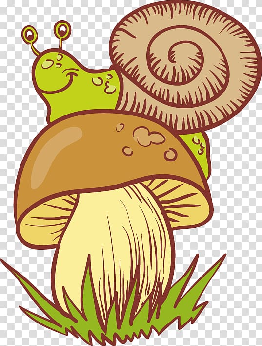 Snail Mushroom Portable Network Graphics, Snail transparent background PNG clipart