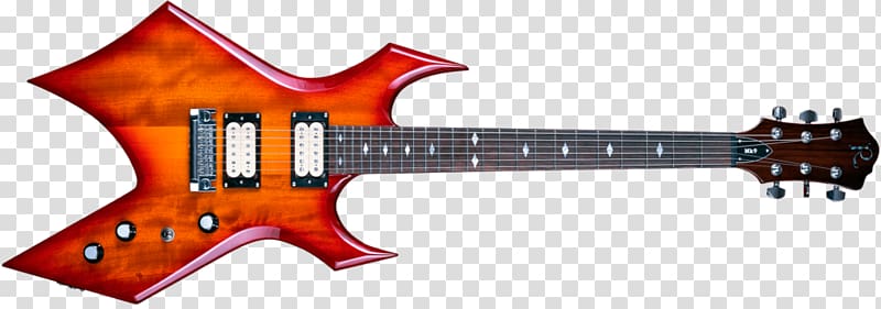 Electric guitar B.C. Rich Warlock B.C. Rich Mockingbird, ephiphone electric guitar sunburst transparent background PNG clipart