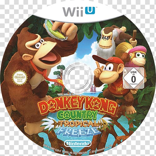 Donkey Kong Country: Tropical Freeze Wii U Nintendo STXE6FIN GR EUR, nintendo transparent background PNG clipart