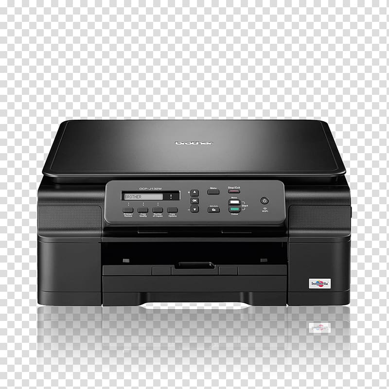 Multi-function printer Ink cartridge Inkjet printing Brother Industries, inkjet transparent background PNG clipart