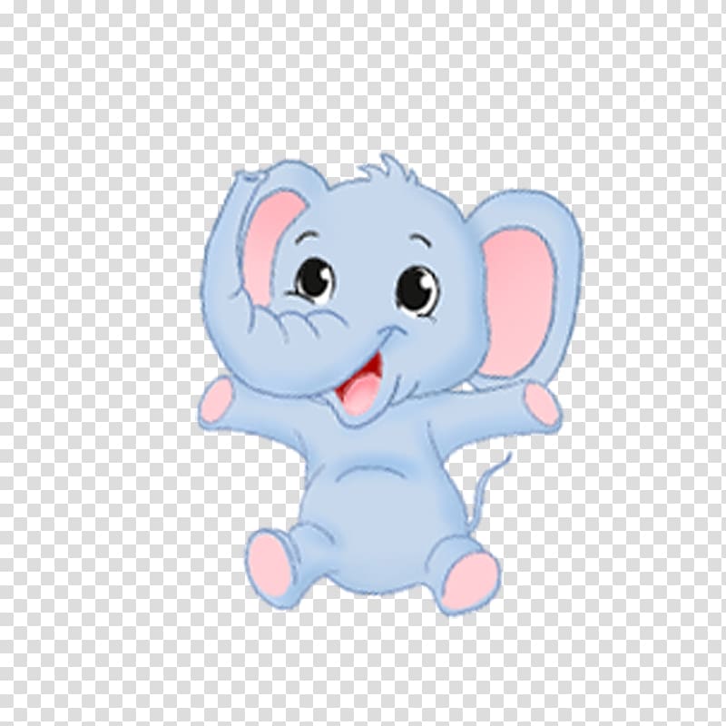 elephant cub , Elephant Cartoon Animation, Elephant transparent background PNG clipart