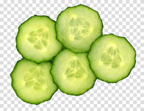 Slicing cucumber Vegetable Facial, Cucumber slices transparent background PNG clipart