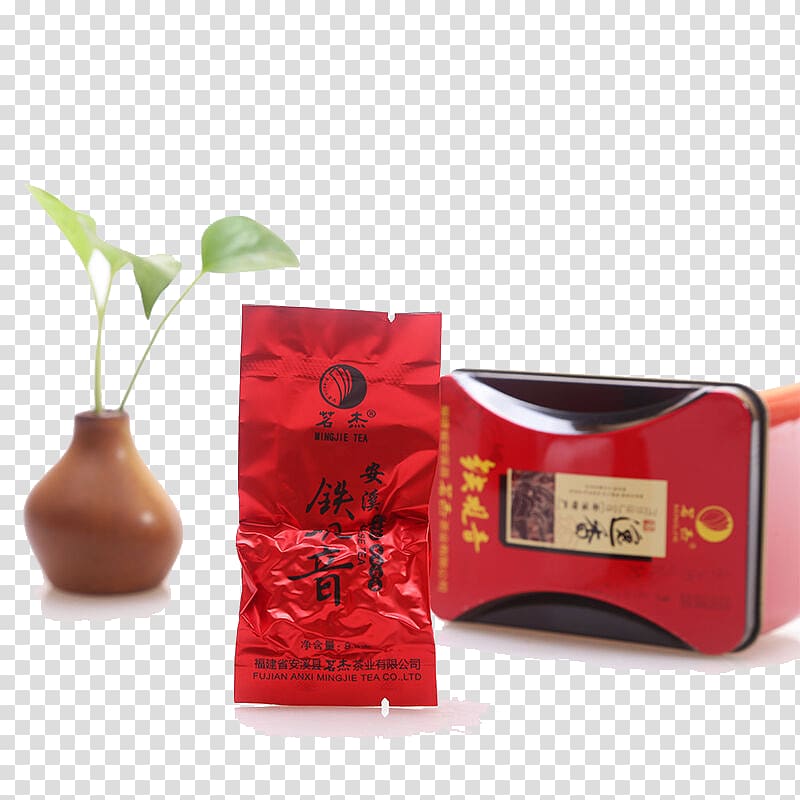 Jin Jun Mei tea Tieguanyin Black tea, Tie Guanyin tea packaging transparent background PNG clipart