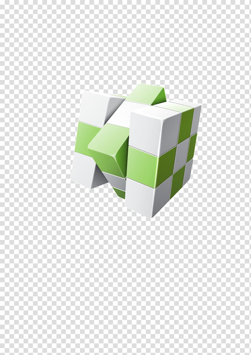 Rubiks Cube Three-dimensional space, Nine grid cube transparent background PNG clipart