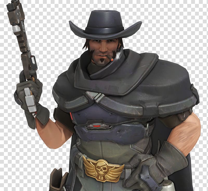 Black Watch Overwatch, Mccree transparent background PNG clipart
