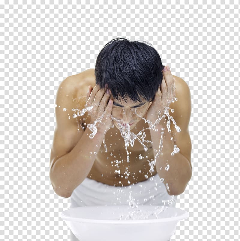 Skin Woman Cleanser Masculinity, Splash face person transparent background PNG clipart