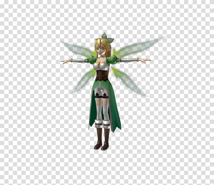 Figurine Fairy Insect Action & Toy Figures Animated cartoon, Sword Art Online Lost Song transparent background PNG clipart