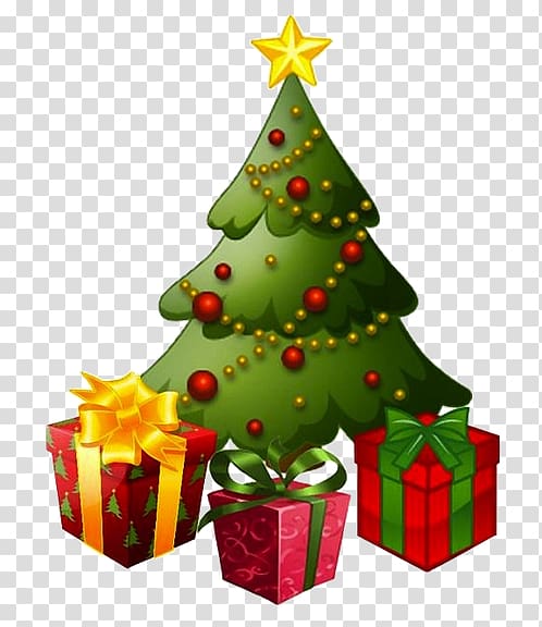 Santa Claus Christmas Day Christmas gift Christmas tree, creative christmas gallery transparent background PNG clipart
