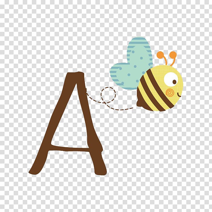 Bee Painting Cartoon Canvas, Cartoon Bee transparent background PNG clipart