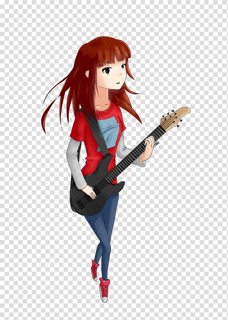 Art Speed painting Video, Girl guitar transparent background PNG clipart