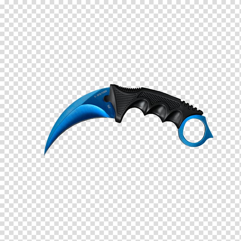 Knife Counter-Strike: Global Offensive Karambit Weapon Blade, knife transparent background PNG clipart