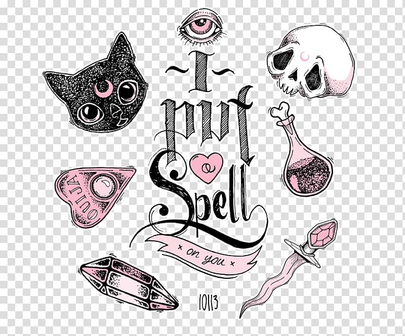 Art Witchcraft Drawing Spell, sharpie transparent background PNG clipart