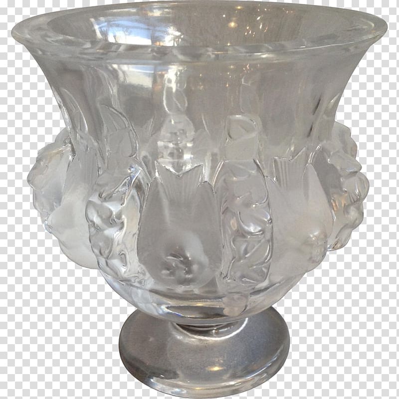 Vase Frosted glass Lalique Wine glass, vase transparent background PNG clipart