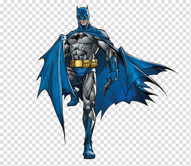 Batman illustration, Batman Superman Diana Prince Catwoman Batgirl, Blue Batman Character transparent background PNG clipart