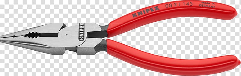 Needle-nose pliers Knipex Retaining ring Tongue-and-groove pliers, Pliers transparent background PNG clipart