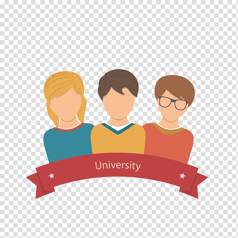 University illustration, Student College Diploma University Education, College student avatar transparent background PNG clipart