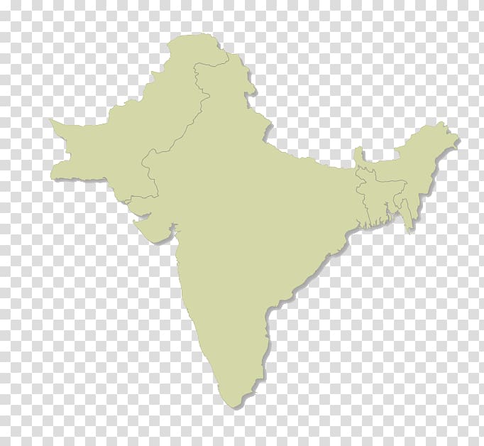 Partition of Bengal Map Punjab East Pakistan, map transparent background PNG clipart