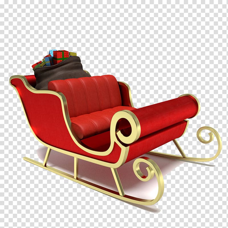 Santa Clauss reindeer Santa Clauss reindeer Sled , Sleigh transparent background PNG clipart