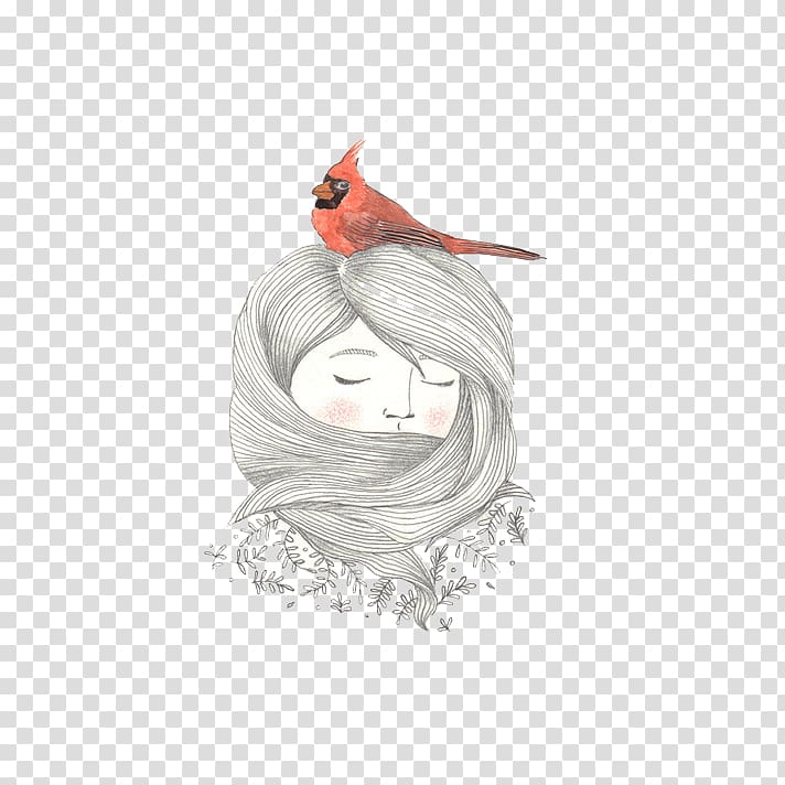 Drawing Woman Illustration, Women talking head transparent background PNG clipart