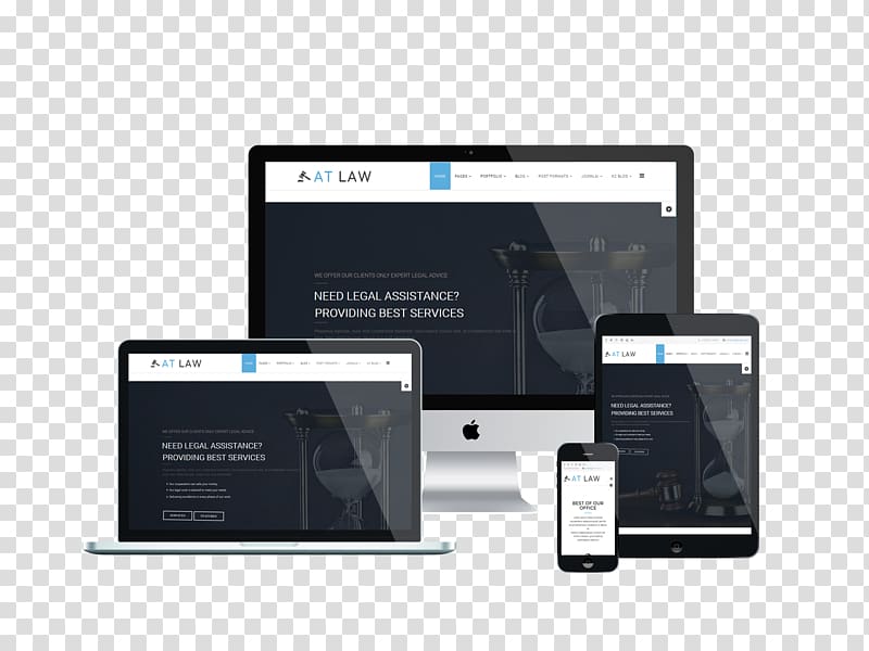 Responsive web design Web development Template Joomla Bootstrap, lawyer transparent background PNG clipart