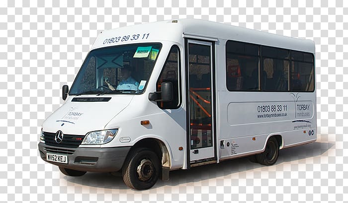 Compact van Minibus Airport bus Car, mini bus transparent background PNG clipart