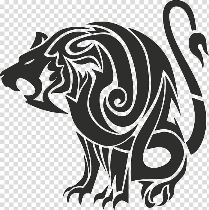 Tiger Tattoo Lion, tiger transparent background PNG clipart