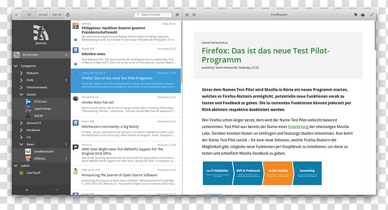 Feedreader Computer program News aggregator Blog, open an account freely transparent background PNG clipart