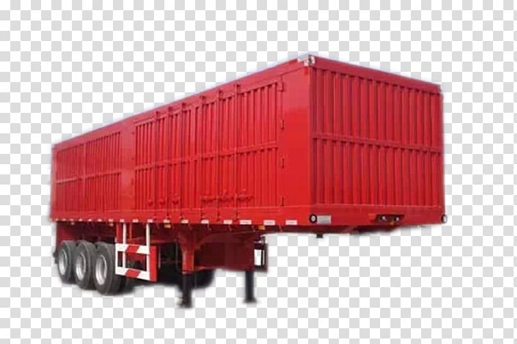 Cargo Semi-trailer truck Transport, Tractor-trailer transparent background PNG clipart