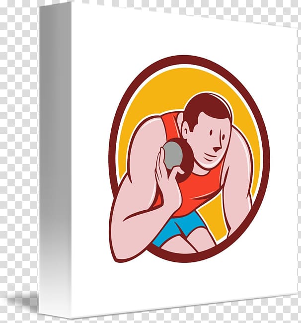 Track & Field Shot put Athlete , Shot Put transparent background PNG clipart