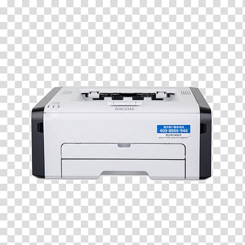 Laser printing Paper Ricoh Printer copier, Monochrome laser printer copier MFP, transparent background PNG clipart