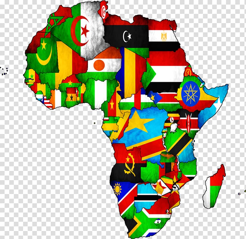 Decolonisation of Africa Map Flag of South Africa, Africa transparent background PNG clipart