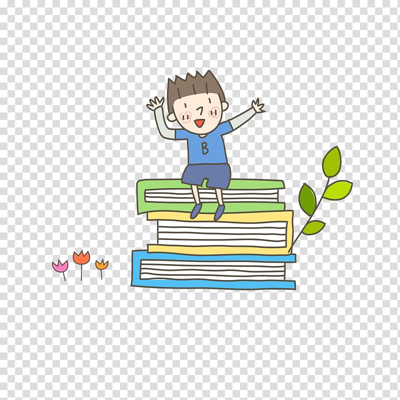 Student Drawing Animation, Cartoon Book transparent background PNG clipart