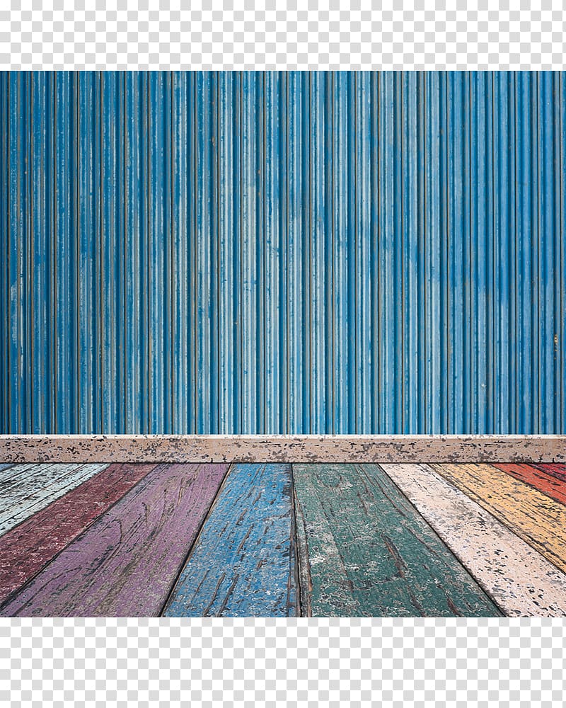 blue galvanized iron sheet, Wall Wood Paper Floor Brick, Colorful Wooden Floor Blue Wooden Wall transparent background PNG clipart