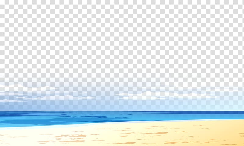 ocean illustration, Sea Water Sky , sea transparent background PNG clipart
