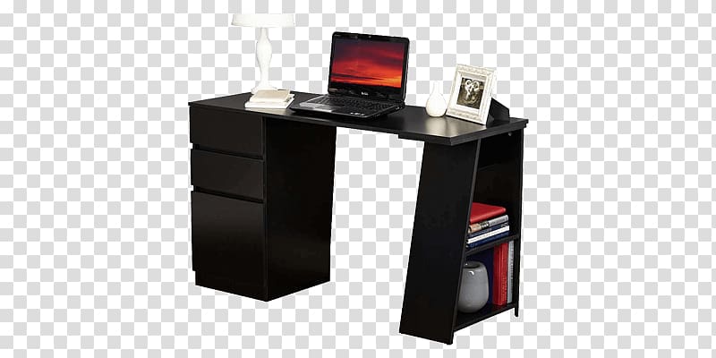 Computer desk Table Shelf Writing desk, study table transparent background PNG clipart