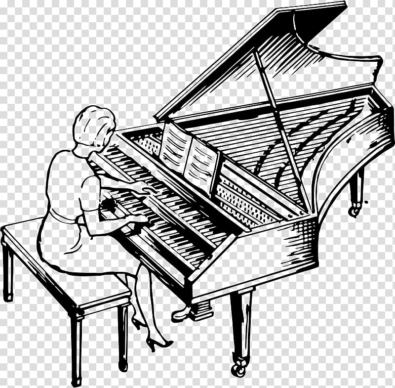 Harpsichord Musical keyboard Piano , piano transparent background PNG clipart