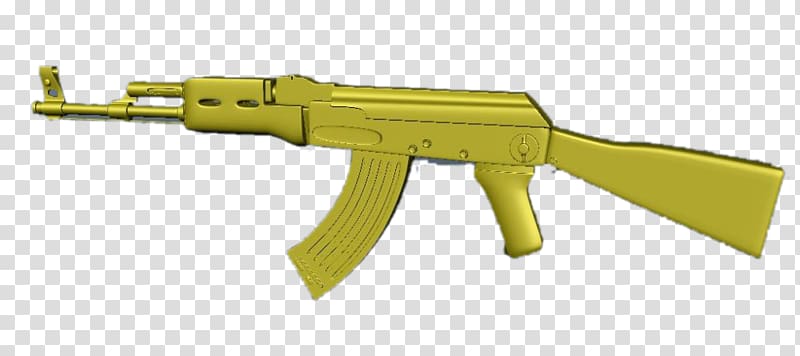 Assault rifle AK-47 Firearm Weapon Magazine, Model guns transparent background PNG clipart