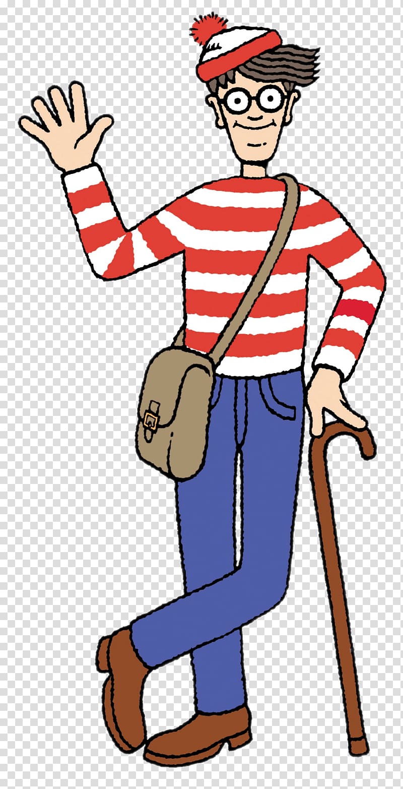 Waldo illustration, Wally Full Size transparent background PNG clipart