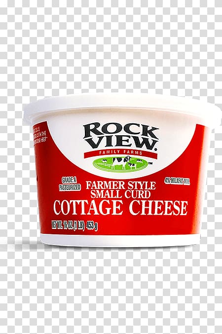 Milk Cream Downey Rockview Farms Cottage Cheese, Cheese Curd transparent background PNG clipart