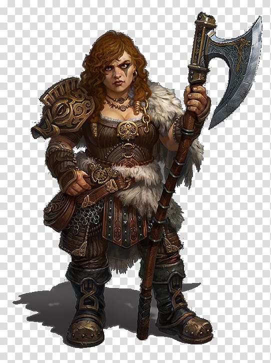 Dungeons & Dragons Pathfinder Roleplaying Game Dwarf Barbarian Warrior, Dwarf transparent background PNG clipart