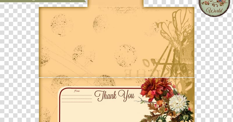 Paper Wedding invitation Floral design Frames Stationery, tri fold transparent background PNG clipart