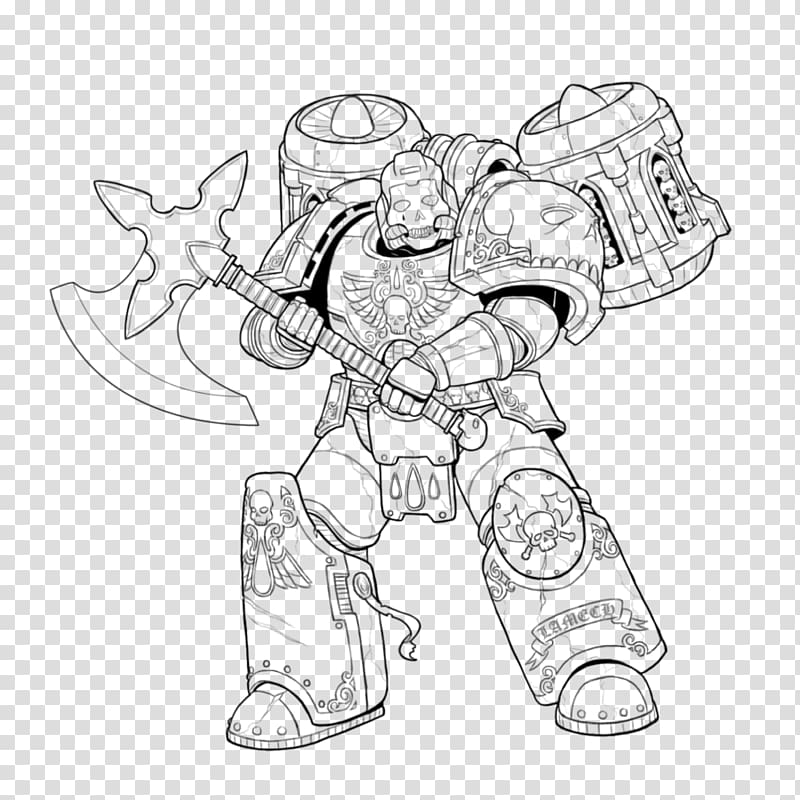 Warhammer 40,000: Space Marine Warhammer Fantasy Battle Line art Drawing, others transparent background PNG clipart