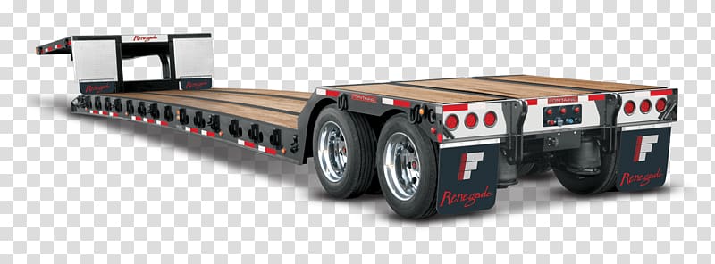 Lowboy Semi-trailer truck Flatbed truck, others transparent background PNG clipart
