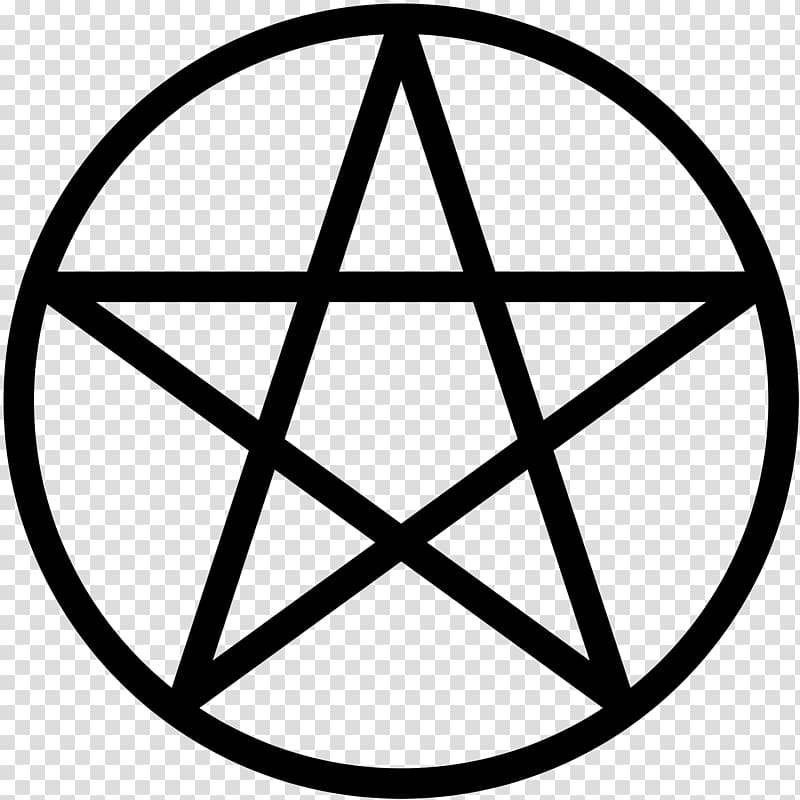 Pentacle Pentagram Wicca Witchcraft Symbol, symbol transparent background PNG clipart